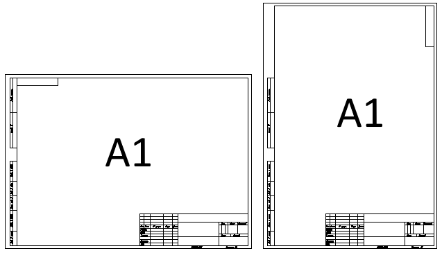 Чертежная рамка А1 (AutoCAD)